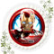 FONDANT Tortenbild, Zuckerbild mit Motiv, Essbares Foto für Torten, Tortenbild, Tortenaufleger Ø 20cm FONDANT Iron Man T13