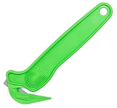Pacific Handy Cutter Sicherheitsmesser DFC364X KLEEN(TM) - antimikrobielles, grünes Cuttermesser mit verdeckter Klinge und lange Nase für maximale Sicherheit