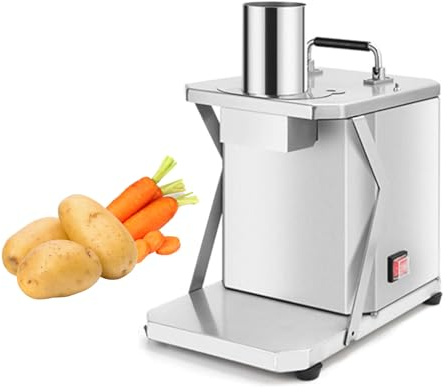 Kindevieft Commercial Vegetable Dicer, Electric Fruit Chopper Machine, Automatic Fruit and Vegetable Dicing Cube Cutting Machine, for Onions Potatoes Carrots Cucumber,12mm