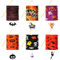 Fiada 6 Pièces de Lanternes en Papier Halloween avec Manche Lampion Citrouille Lanterne Pliable Déco Halloween Suspendre Lampion en Papier Araignée Chauve-Souris Fantôme pour la Décoration d'Halloween