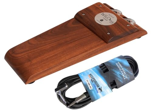 Wild Dog Bunyip Stomp Box mit Tamburin-Jingles + keepdrum Klinkenkabel