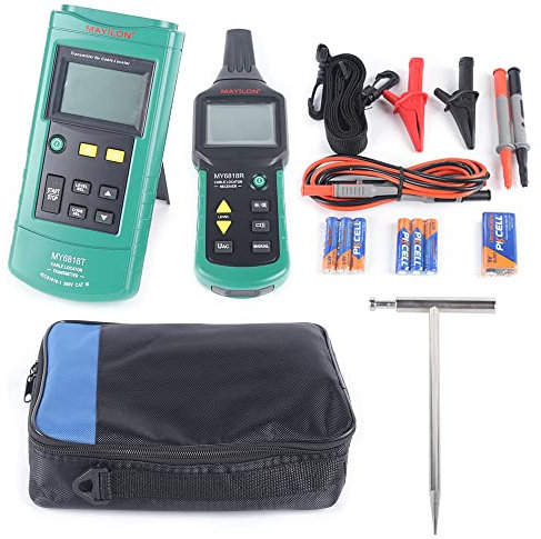 Kabel-Detektor Leitungssuchger Ac/Dc MY6818 Professionelle Kabelsucher Kabeltester Leitungsfinder, für Testen Unterbrechung oder Kurzschlussfehler von Wand- und Untertagekabeln