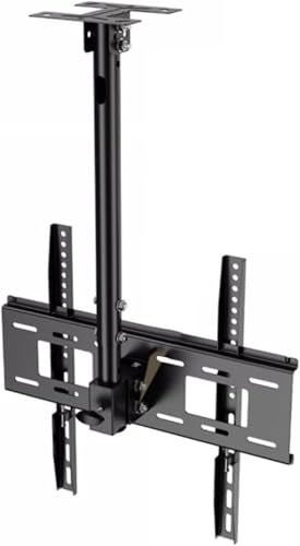 ININOSNP Supporto TV da soffitto Regolabile - Supporto TV da soffitto for schermi da 32-55 Pollici, Supporto TV da soffitto Girevole con inclinazione Regolabile