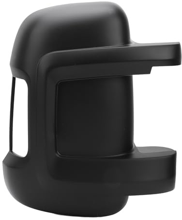 Türspiegelabdeckung, Schwarze Rückspiegel-Abdeckkappe für Ducato 250 2006–2024, Jumper – Hohe Festigkeit, Hochwertiges Material mit Ersatz-Installationsmethode (Vorne