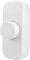 LED Dimmer Switch 1 Gang: Inline Dimmer Switch with Rotary Control Trailing Edge Dimmer Switches Rated 3-100W for Home and RV Use For Dimmable LED Lamps, and Halogen Bulbs (White Arc）