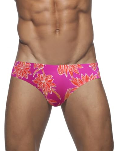 L-Peach Costume da bagno da uomo, boxer, nuoto, spiaggia, mare, sport, pantaloncini, E Rose, M