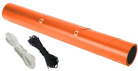 Perfeclan Hirsch-Schlitten-Wildtransporter, müheloses Transportieren, leicht zu reinigen, Allzweck-Schlitten-Wildgleiter für Hirsche, Eisangelzubehör, Orange