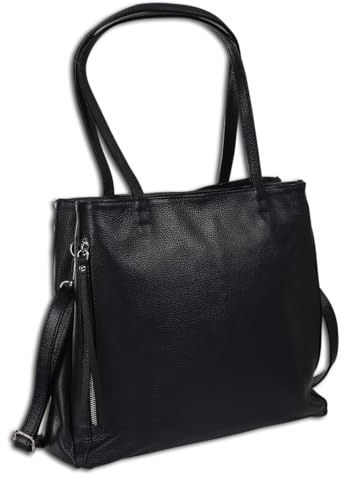 Toscanto Tasche dunkelblau Schultertasche groß 36x32cmx12cm OTT193SB4