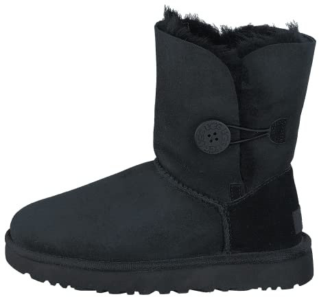 UGG Bailey Button Ii, Stivaletti, Unisex - Bambini e ragazzi, Nero, 29/30 EU