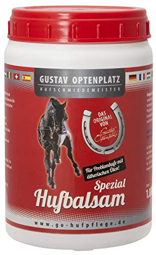 Gustav Optenplatz Spezial GO! Hufbalsam farblos mit Pro Vitamin B5 u. ätherischen Ölen 1000 ml