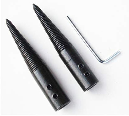 Tapered Spindle Adapter Threaded for Bench Grinder Buffing Polishing Wheel with Left and Right,Pack 2 pcs