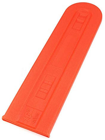 TopHomer Funda protectora para barra de motosierra de 12 pulgadas, 29 x 8,5 cm, color naranja, funda protectora de cadena