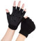 CURELIX Yoga-Handschuhe für Damen, Anti-Rutsch-Handschuhe für Yoga, Pilates, Barre, Ballett, Bikram, fingerloses Design, Einheitsgröße (schwarz)