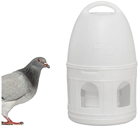 Panchitalk Bird Water Drinker, Pigeon Water Feeding Plastic Drinker Dispenser, 5L Pigeon Pet Water Pot Container, Water Automatic Feeders Dispenser Supplies
