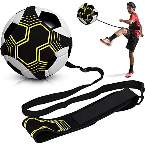 Favuit Kicktrainer, Fußball Kick Trainer für Volleyball/Rugby/Fußball - Trainingszubehör für Solo-Praxis - Geschenk für Jungen - Geeignet für Bälle Größe 3/4/5
