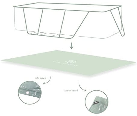 Bodenplane Grün 260 x 160 x 65 cm