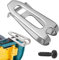 SDYGDB Belt Clip Hook Power Tool Belt Hook Compatible with Impact Drill Hammer Wrench Stainless Steel Replacement Accessories with Screws Compatible with BDA350 BDF343H BDF451 BDF451Z(Silver)