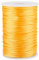 PH PandaHall Cordon Queue de Rat Jaune 3 mm, 50m Cordon D'Artisanat Noël Satin Corde Soyeuse Perles Garniture de Ficelle pour Noël Amitié Bracelet Collier Garniture en Macramé Attrape-Rêves Artisanat