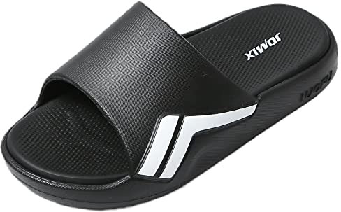 JOMIX Ciabatte Donna Piscina Estive in Gomma EVA Morbide Ciabatte Mare Comode Pantofole Estivi Elegante da Casa Spiaggia SD8288 (Nero, 38)