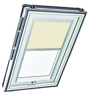 Original Roto Verdunkelungsrollo ZRV - Nahezu vollständige Verdunkelung - Führungsschiene Silber - Dachfenster Baureihe Designo R6/R8, i8 und Classic 64/84 - Größe 065/098 | 06/09 - Farbe Beige