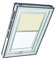 Original Roto Verdunkelungsrollo ZRV - Nahezu vollständige Verdunkelung - Führungsschiene Silber - Dachfenster Baureihe Designo R6/R8, i8 und Classic 64/84 - Größe 065/098 | 06/09 - Farbe Beige