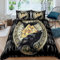 WIKINGER Bettwäsche 135x200 cm 2teilig Jungen 100% Mikrofaser Sommer Weiche Winter Warm Kinder Bettbezüge mit Reißverschluss 3D Viking Krähe Bettbezug mit Kissenbezüge 80x80 cm