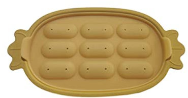 EIOLWJIEO Outils de Cuisson de Saucisse Moules Alimentaires en Silicone Plateaux à grignoter Gadgets de Cuisine Plateau de Rangement pour congélateur bébé avec Couvercle pour purée de Lait Maternel