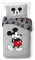 Jay Franco Disney Mickey Mouse Set gestreift – Bettbezug Set für eine Person inklusive Kopfkissenbezug 50 x 70 cm, warmes Bettwäsche Set Baumwolle