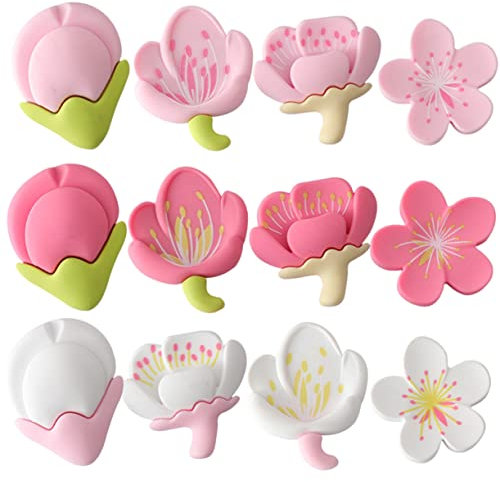 Mikinona Magnete Blumen 12st Kühlschrankmagnet Sonnenblumen-bürodekor Whiteboard Für Kühlschrank Magnete Schließfach Magnet Kühlschrank Kühlschrankdekoration Niedlich Schmücken Pflanze Magnete Bunt