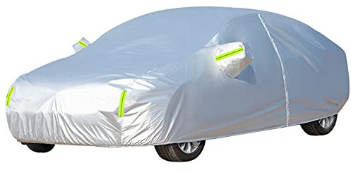 Autoabdeckung für VW Up Smart Forfour Fia Panda Tarpaulin Car Cover Full Garage Car Garage Dustproof Windproof Snowproof UV Protection Outdoor Car Cover Universal
