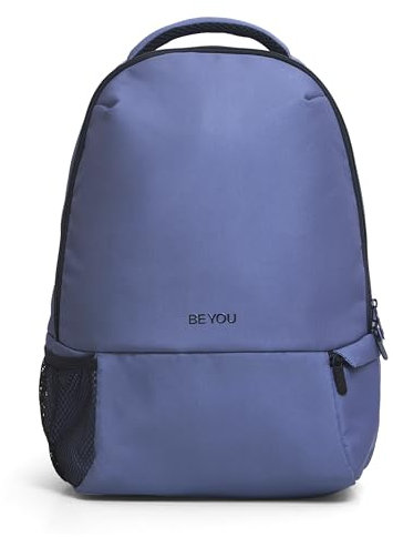 GIOCHI PREZIOSI Be You-Zaino Be You Grau, Innentaschen, PC/Tablet-Tasche, personalisiertes Innenfutter, gepolsterte Rückenlehne und Schultergurte, personalisierter Reißverschluss Dim 31 × 43 × 19,5 cm