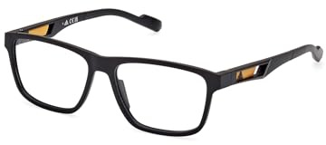 adidas Sport Brille mit Sehstärke für Herren optional mit Sonnenbrillentönung oder Blaulichtfilter, Tropfen, gefertigt aus Kunststoff, Modell: SP5056 (inklusive Brillenetui)