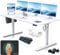 KESSER® Höhenverstellbarer Schreibtisch elektrisch 180cm x 80cm | Ergonomisch Steh-Sitz Schreibtisch | 3-Funktions-Memory Steuerung | Inkl. 360° Rollen & USB-Ladeanschluss Computertisch für Homeoffice