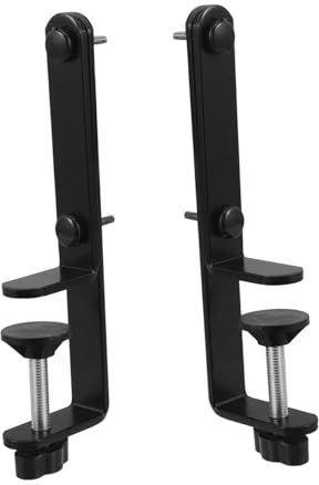 Zerodeko Pegboard Desk Bracket T-förmige Halterung Ohne Bohren Tischklemmen Organizer Stecktafel Halter Schwarz Für Sichere Tischkante Befestigung