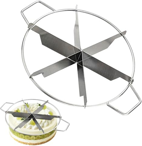 Ganzer Kuchenschneider - Robuster Share -Marker -Schablone, robuste Kuchenpresse | Müheloser Dessertsegmentierer, Sleek Pie Slicing-Gerät, Gruppendiener-Gebäckarrang, Buffet-fähiges Cutter-Werkzeug
