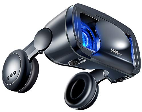 VR Headset for iPhone and Android, 3D Virtual Reality VR Glasses With blue lights for VR Games Movies & Video, Support 4.7-7.0”phone for Kids & Adults with Remote Controller