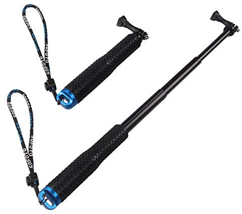 ABCTen Palo Selfie Stick Monopod Extensible Aluminio para Gopro Hero 5 4 Session Xiaomi Yi