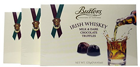 Irische Trüffelpralinen Butlers Irish Whiskey Truffles. 3er Packung