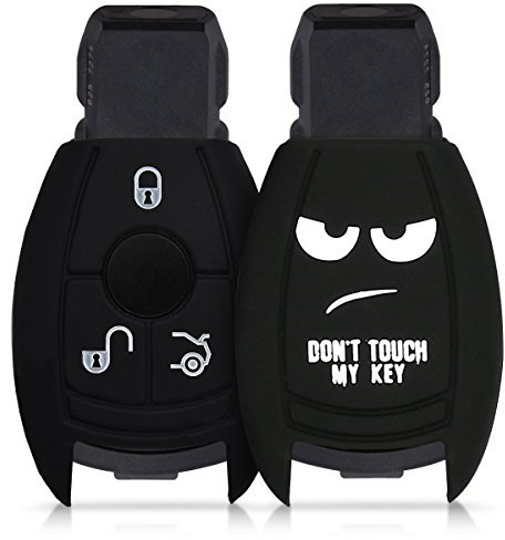 kwmobile Silicone Key Fob Cover Compatible with Mercedes-Benz 3 Button Car Key