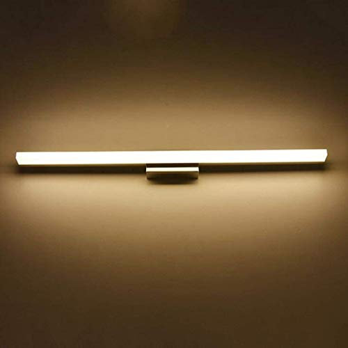 SJUN LED Badlampe Badleuchte Spiegellampe Spiegelleuchte Bad Leuchte Wandlampe Kaltweiß/Warmweiß Badezimmerlampe Badlampe Spiegel Wand Schminklicht 40~150cm (100CM warmes Licht)