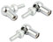 sourcing map 3stk. Gelenkkopf Kugellager mit Bolzen, Recht-Hand Innengewinde M6x1,0mm und Recht-Hand Außengewinde M6x1,0mm, 45# Stahl Kugelbuchse Endfitting
