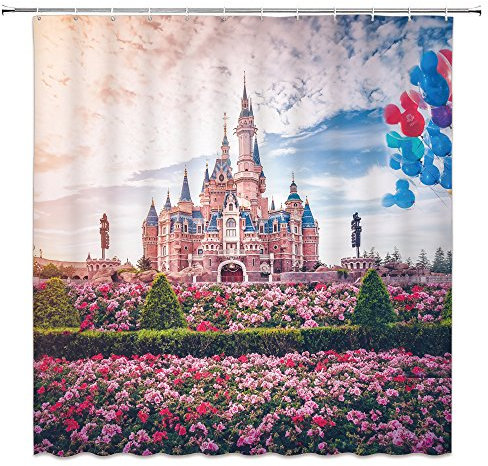 Rideau de douche de New York City Night Rideaux de salle de bain lavable en machine Tissu résistant à la moisissure de salle de bain Décor avec ensemble de crochets 180X180 cm