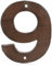 Cast Iron Door Numbers 0-9 (9)