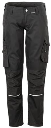 Planam 6410036 Damen Norit Damen Bundhose, schwarz, Größe 36