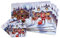Santa Christmas Dinner Place Mats And Coasters - Set of 4