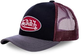Von Dutch Cap Trucker Colors schwarz und grau, rot, Einheitsgröße