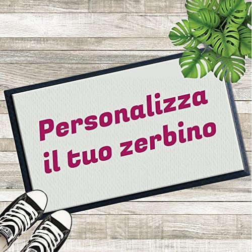 Zerbino per interni ed esterni Personalizzato tappeto con il vostro logo foto e testo
