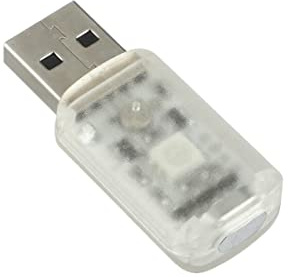 ZYWUOY Mini-USB-LED-Auto-Innenbeleuchtung, Touch-Taste, Neon-Atmosphäre, Umgebungslampe, Stimmungslicht, Touch-Taste, Neon, 5 V für Auto-Komponenten