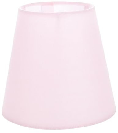 Uonlytech Petit abat-jour à clipser E14 en tissu de lin pour lampe de table, lampadaire, rose, 14 x 14 x 13 cm