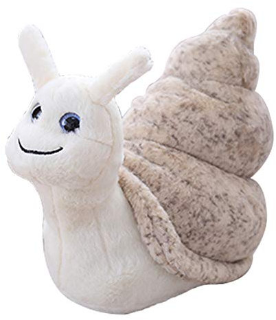 EXQULEG Plüschtier Schnecken Kuscheltiere,Spielzeug Weiche Schnecken Stofftier Cartoon Schnecke Plüschtier für Kinder Geburtstagsgeschenk Home Dekorationen (26x27cm)